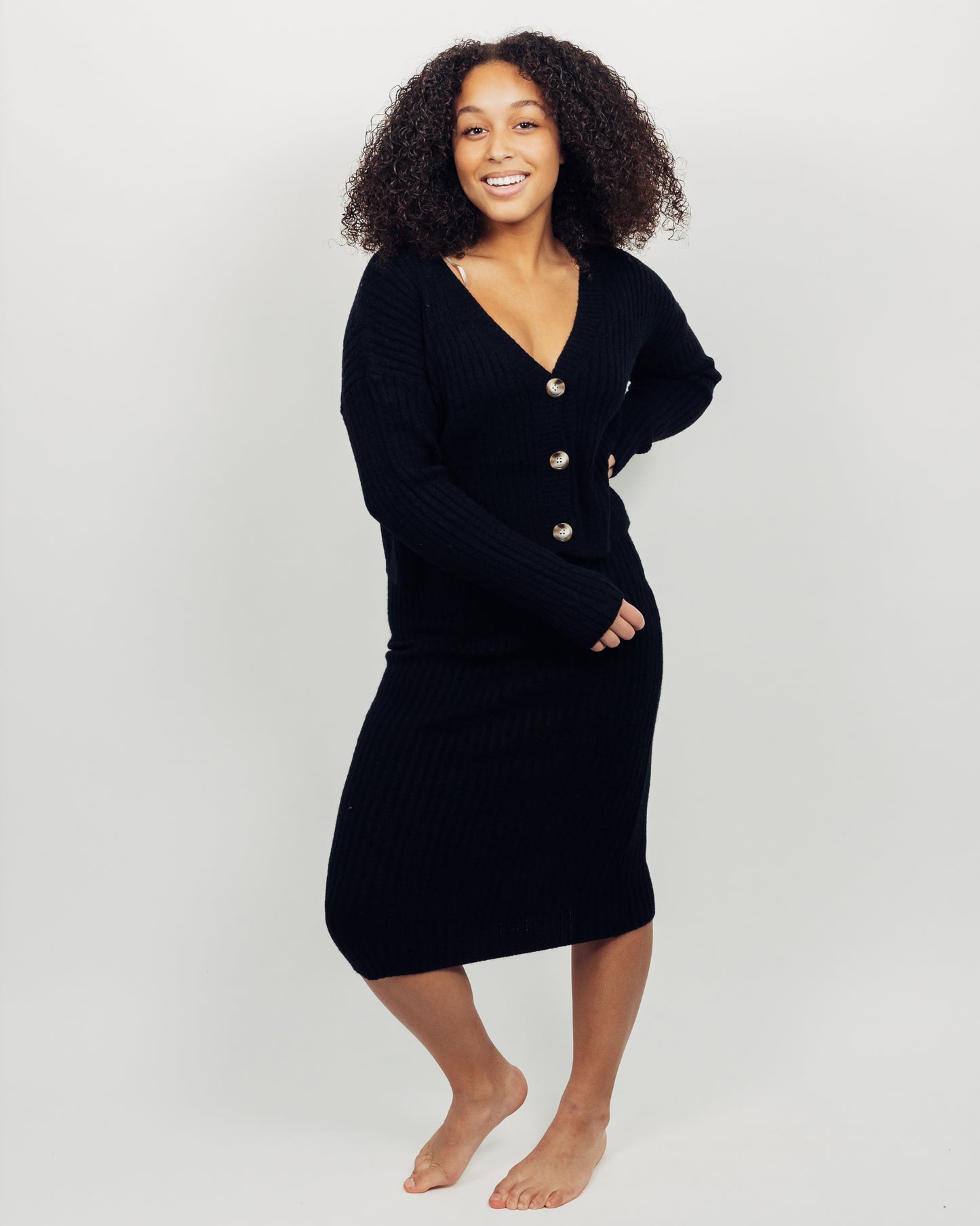 Briana Skirt + Cardigan Set