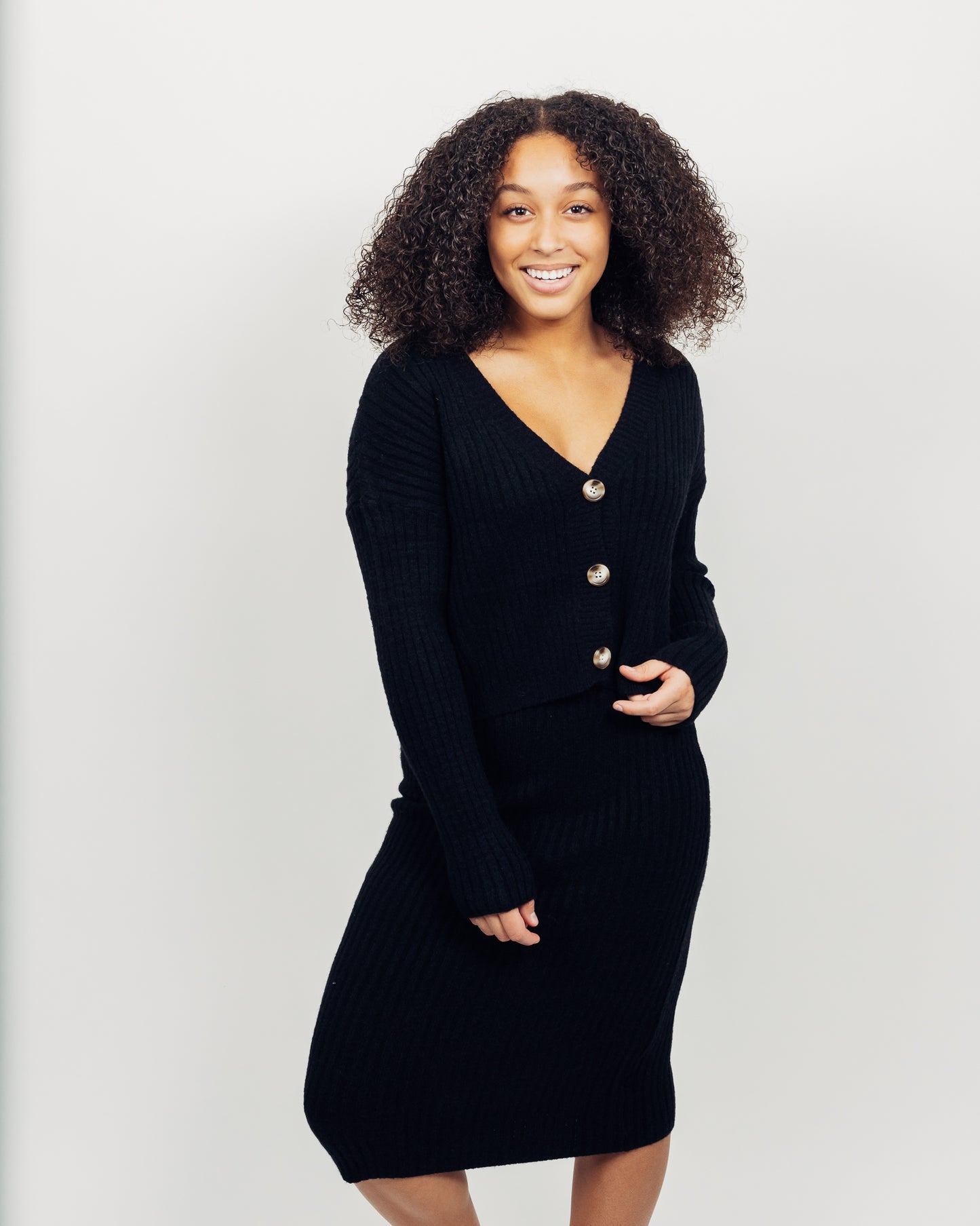 Briana Skirt + Cardigan Set