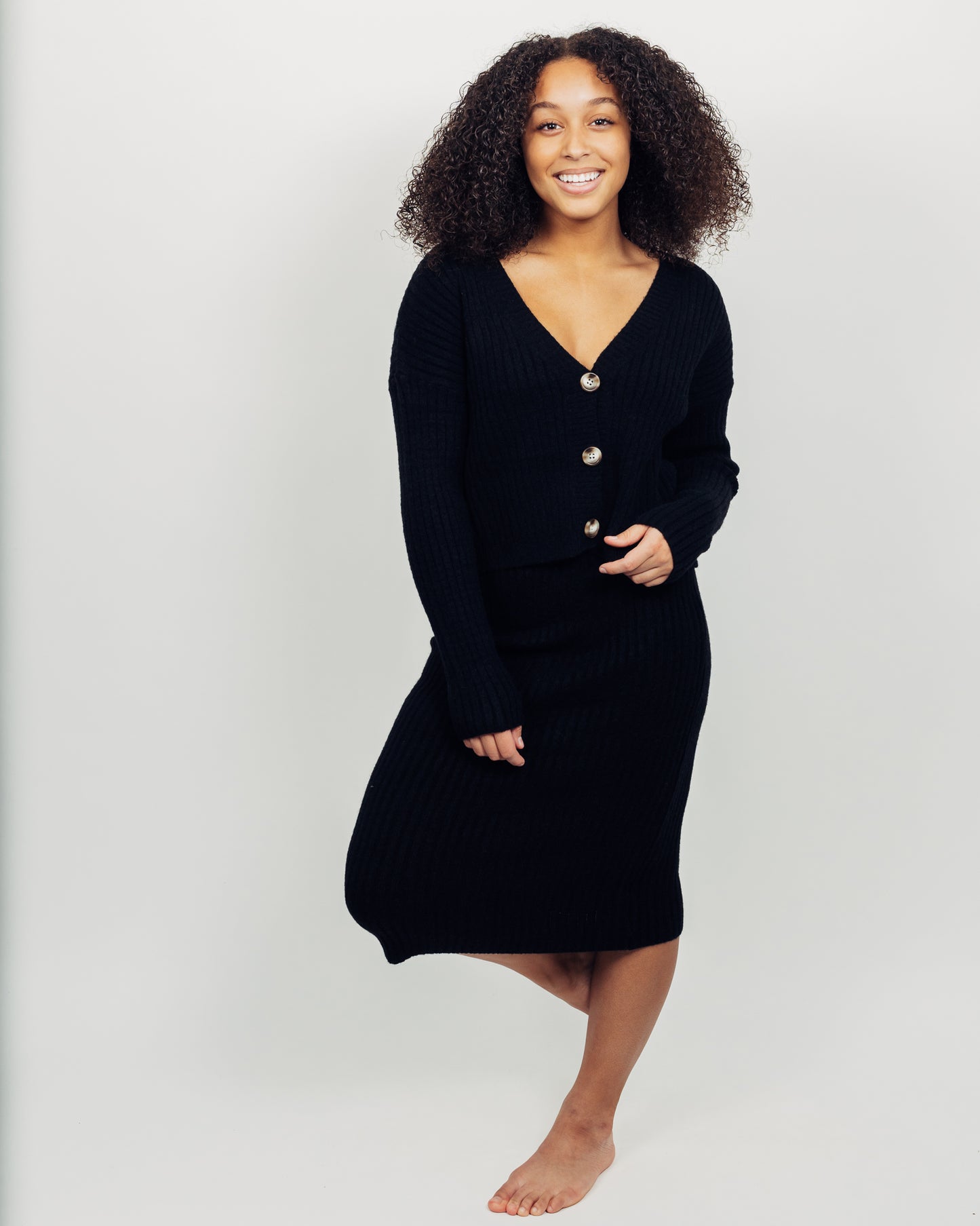 Briana Skirt + Cardigan Set