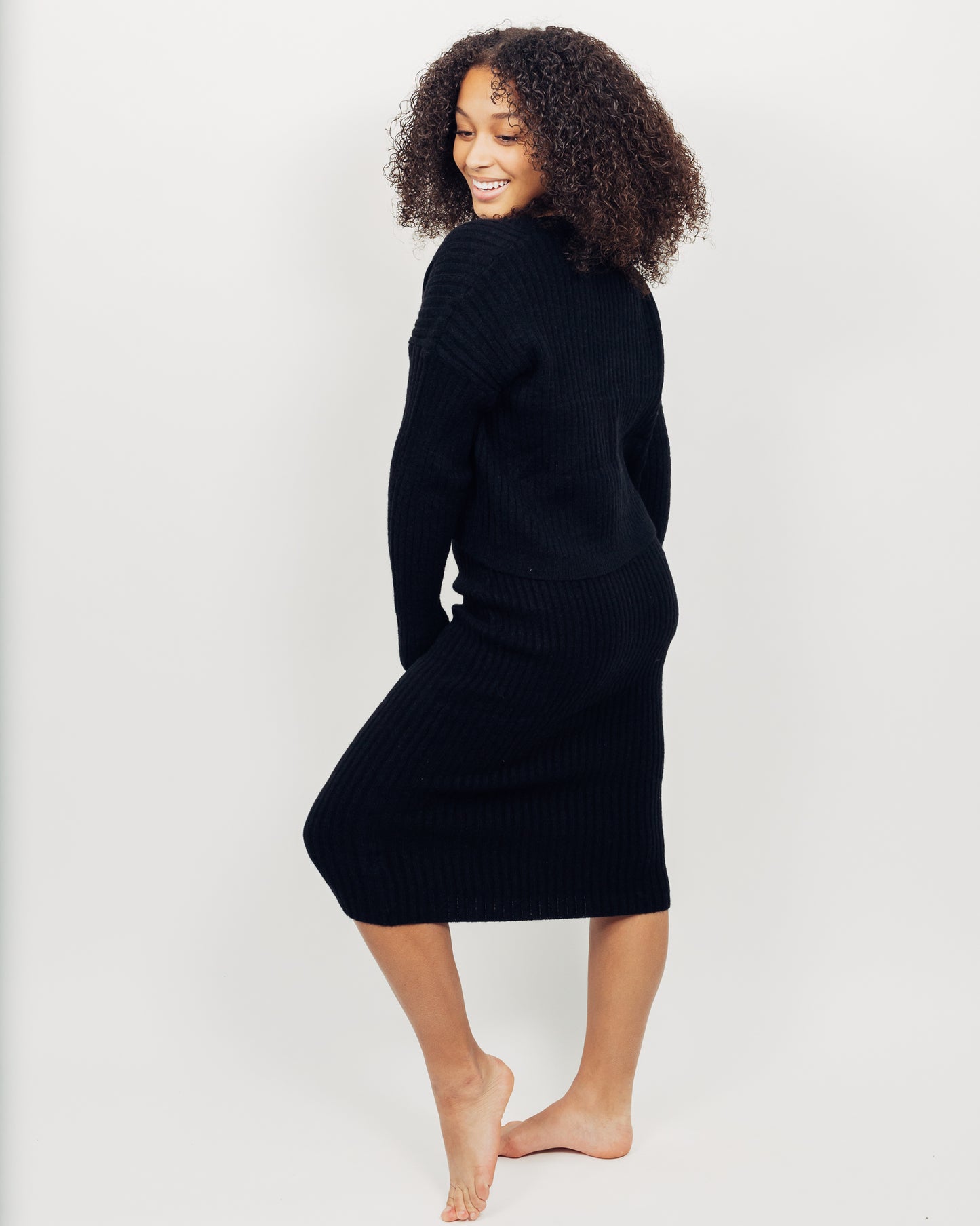 Briana Skirt + Cardigan Set