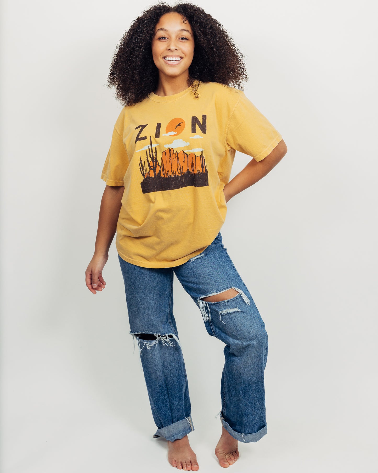 Zion Tee || Yellow