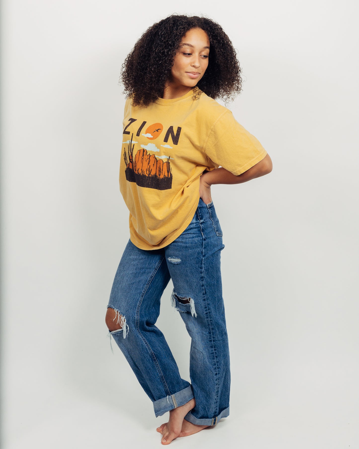 Zion Tee || Yellow