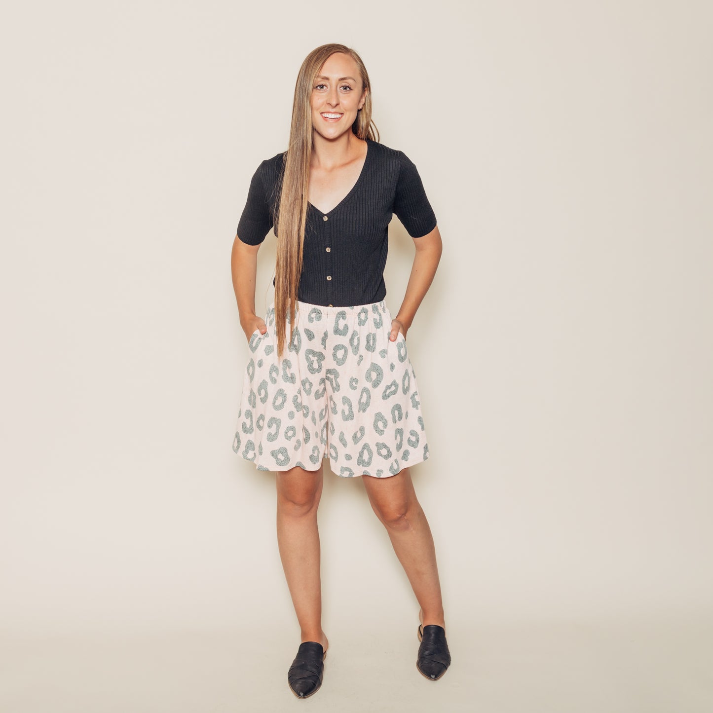 Arabella Shorts || Pink Cheetah