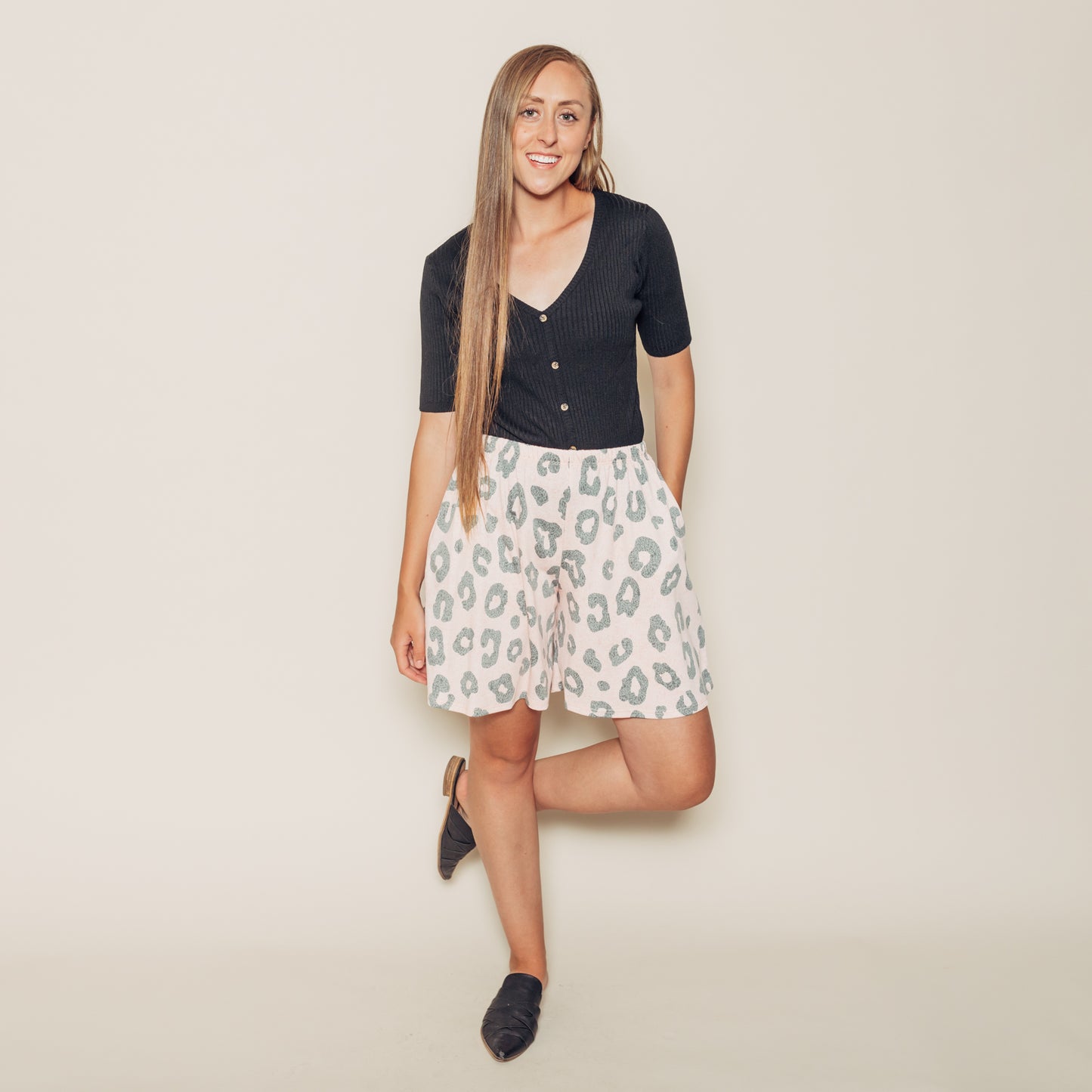 Arabella Shorts || Pink Cheetah