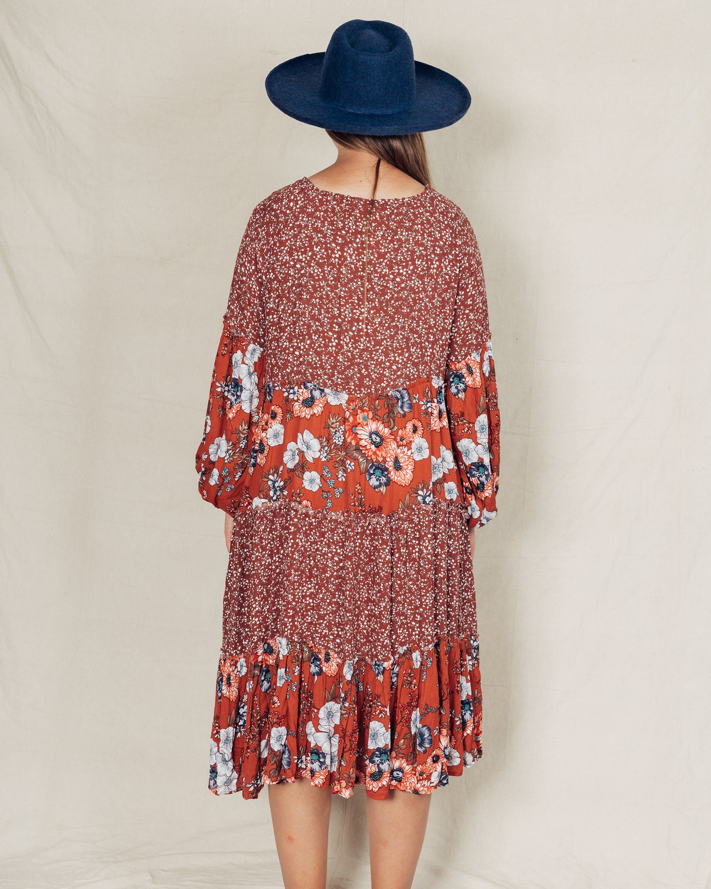 Tess Dress || Rust