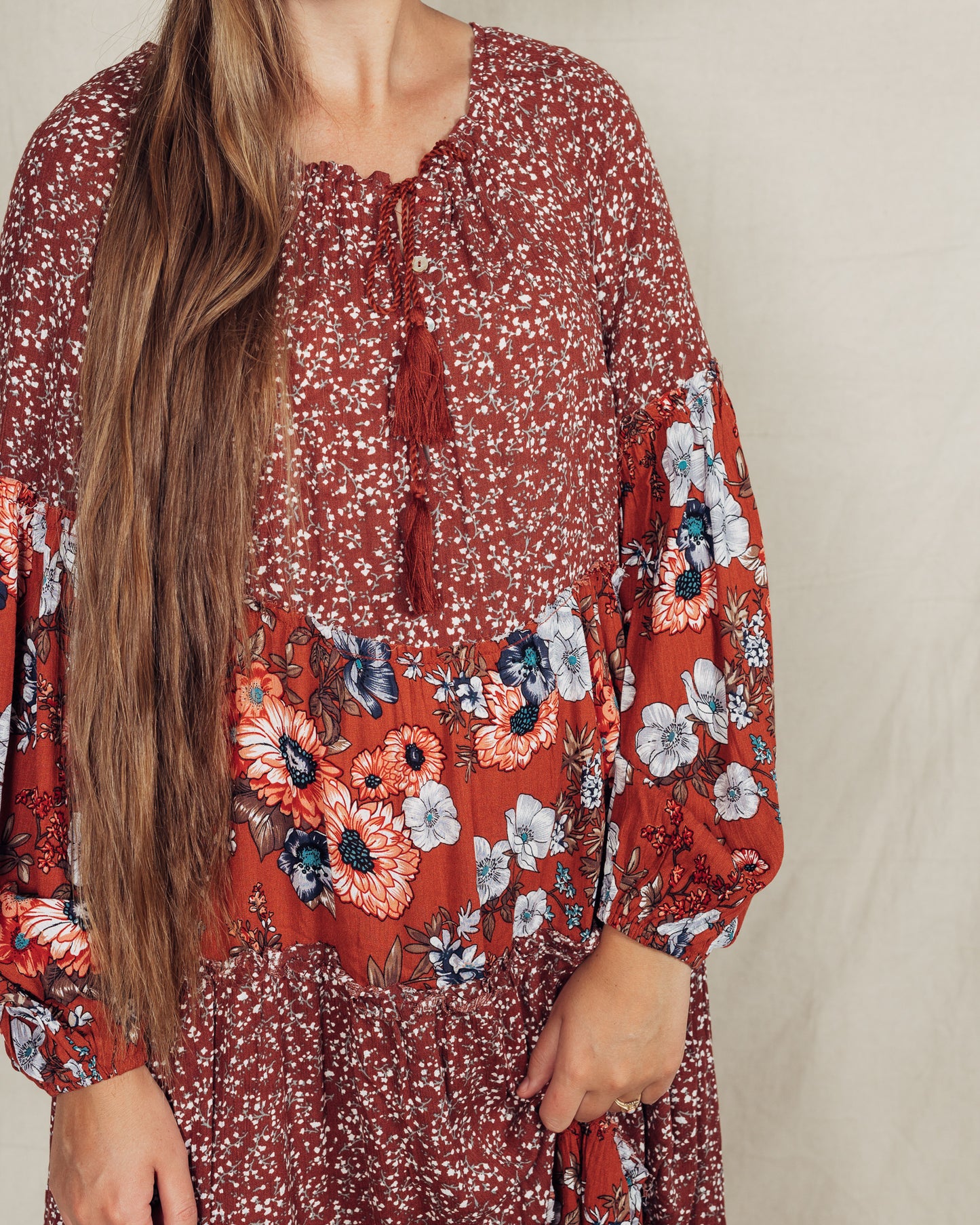 Tess Dress || Rust