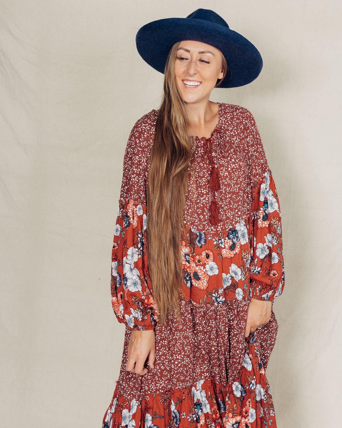 Tess Dress || Rust