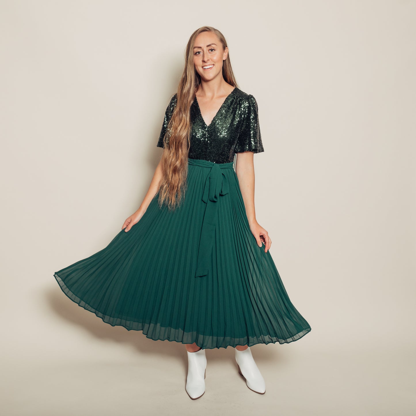 Cailey Dress | Emerald