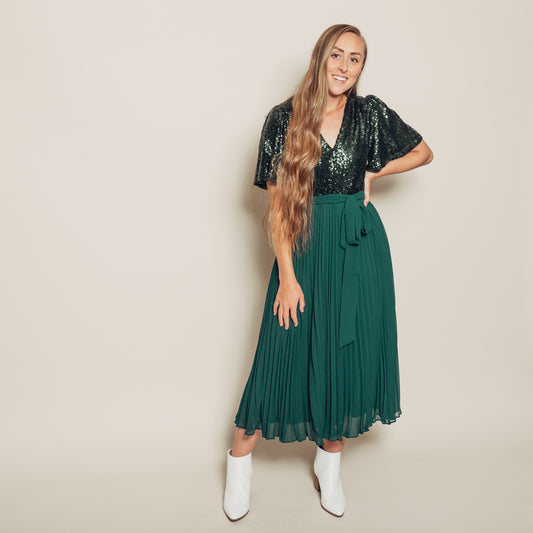 Cailey Dress | Emerald