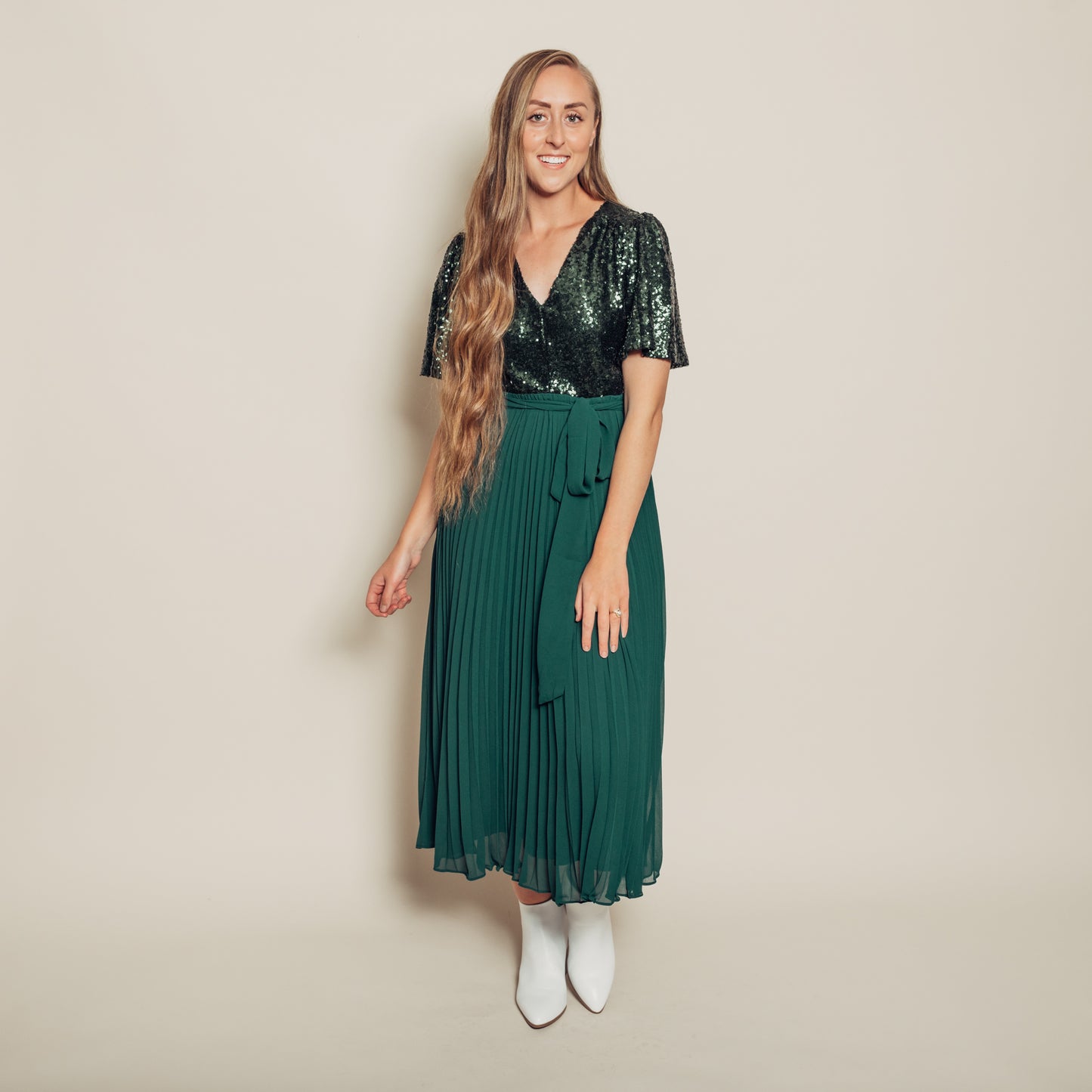 Cailey Dress | Emerald