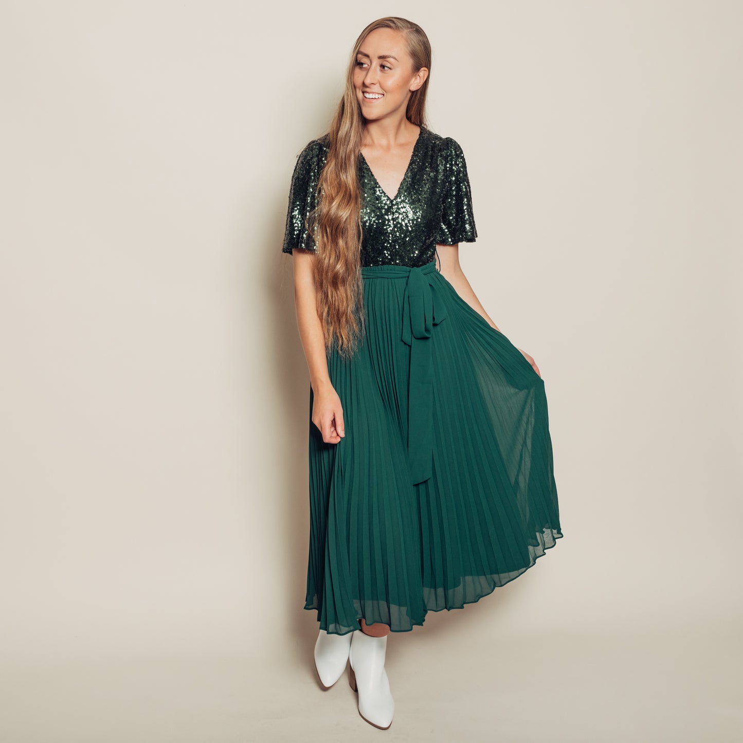 Cailey Dress | Emerald