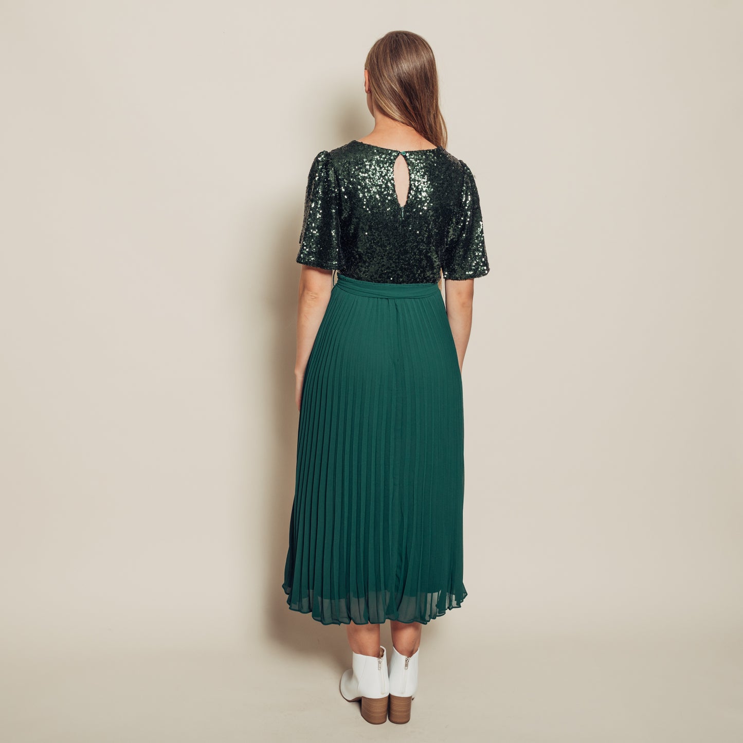 Cailey Dress | Emerald