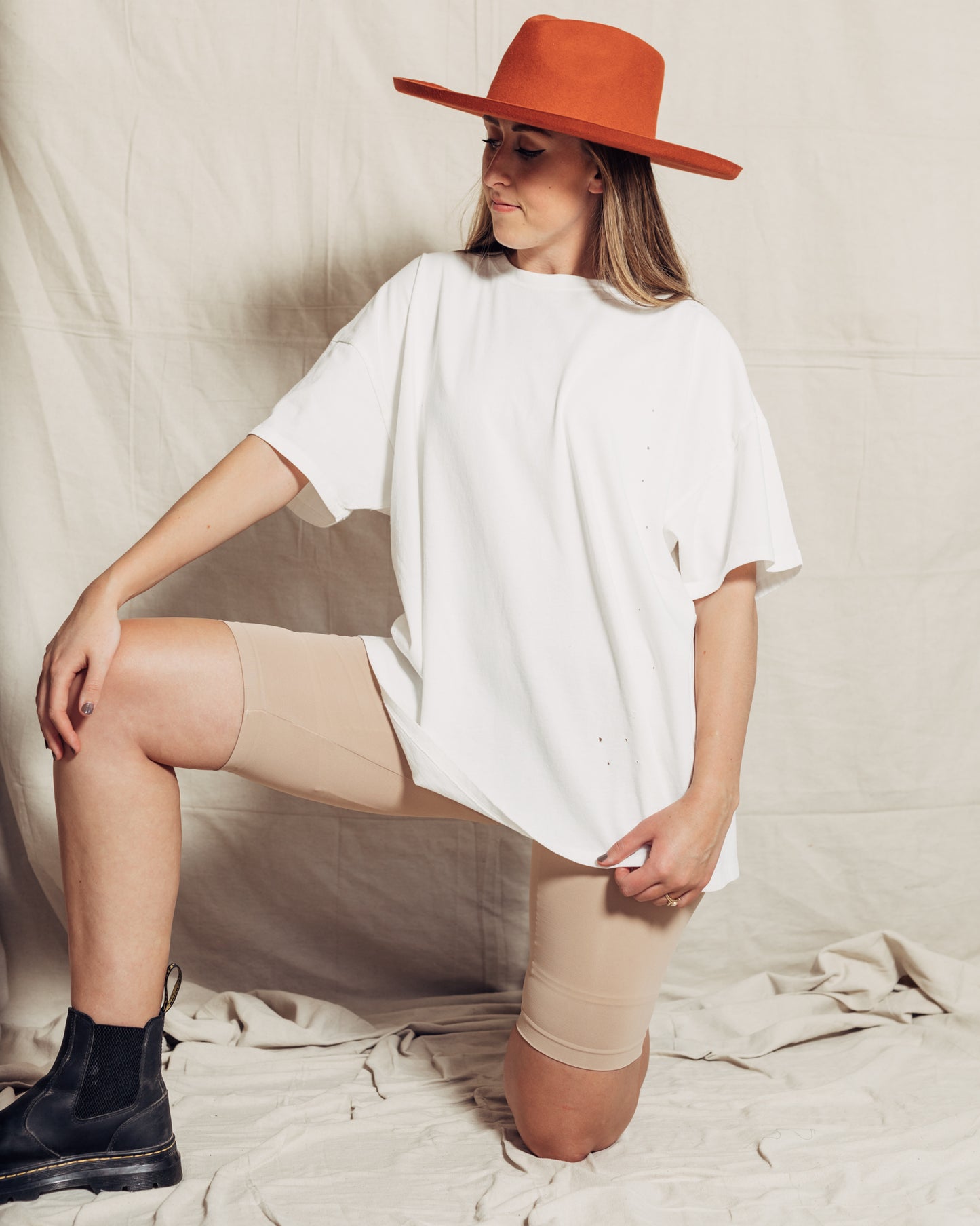 Bike Shorts || Tan