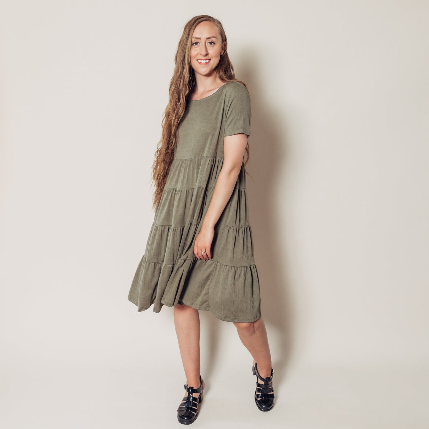 Charli Dress || Olive