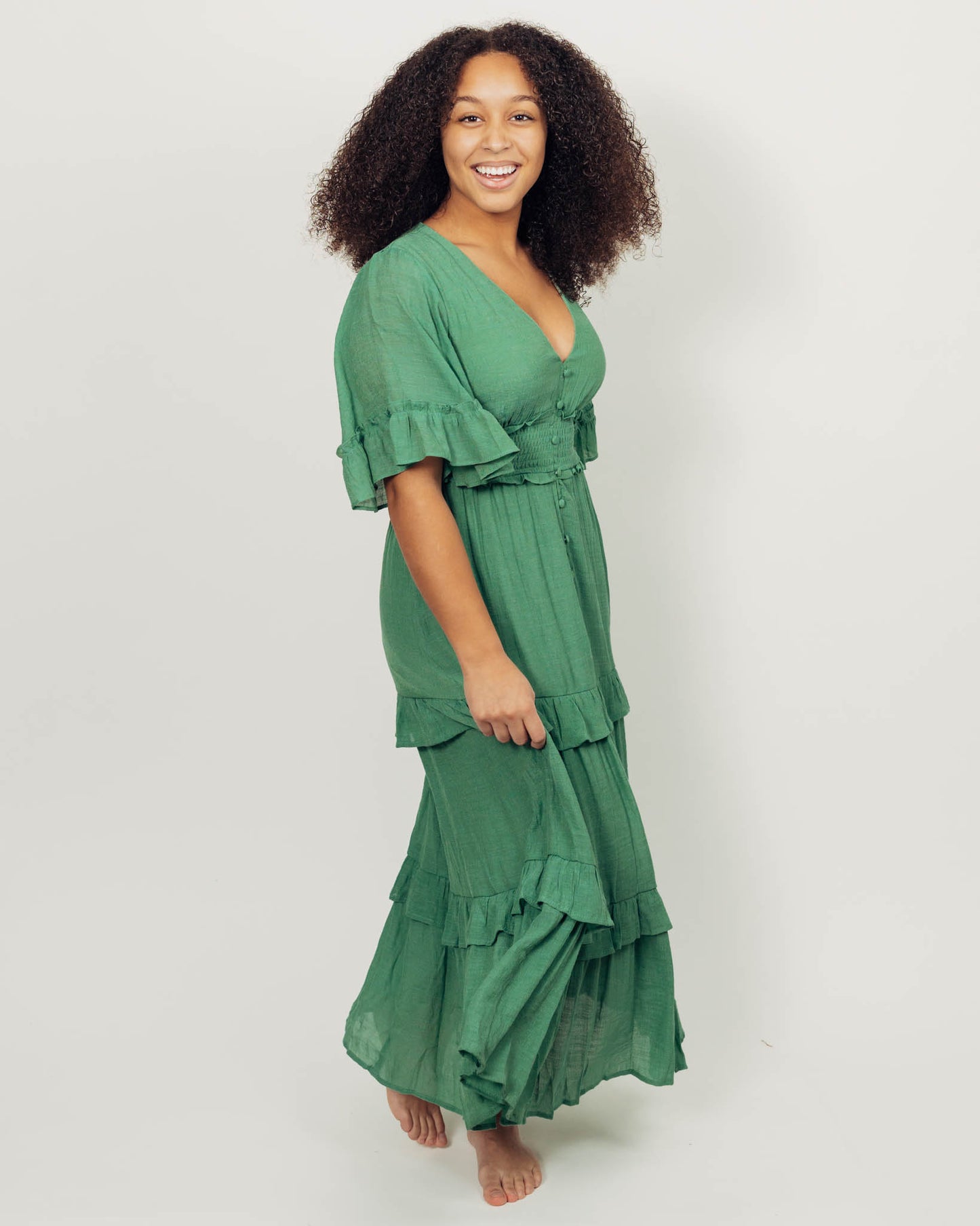 Harlow Dress || Green