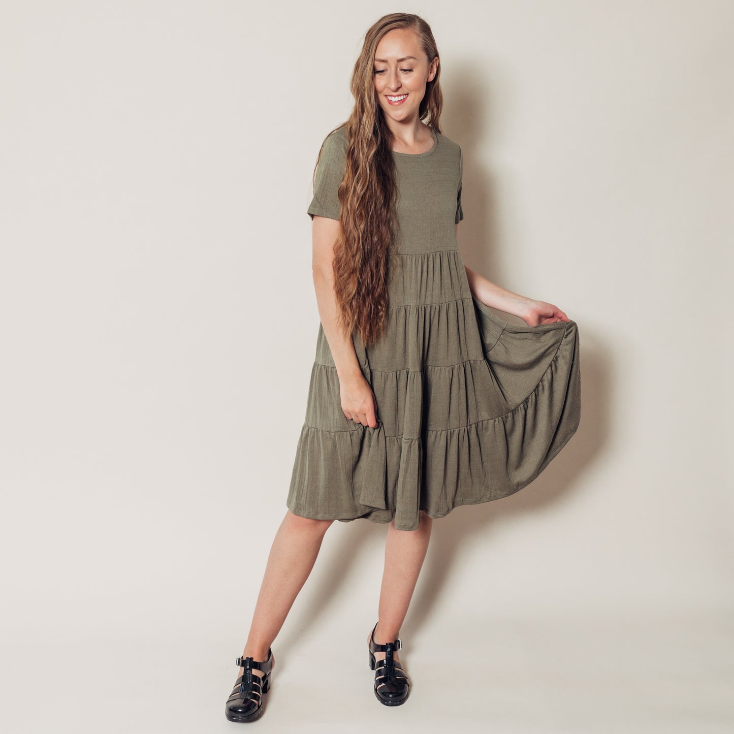 Charli Dress || Olive