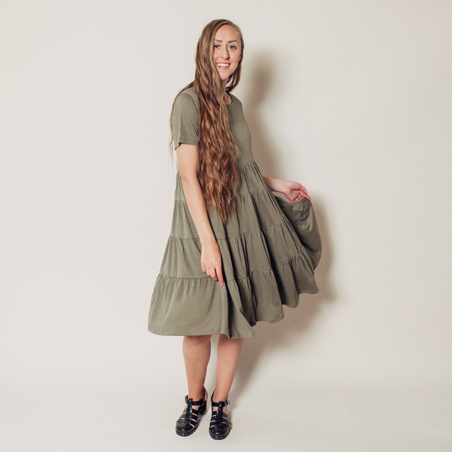 Charli Dress || Olive
