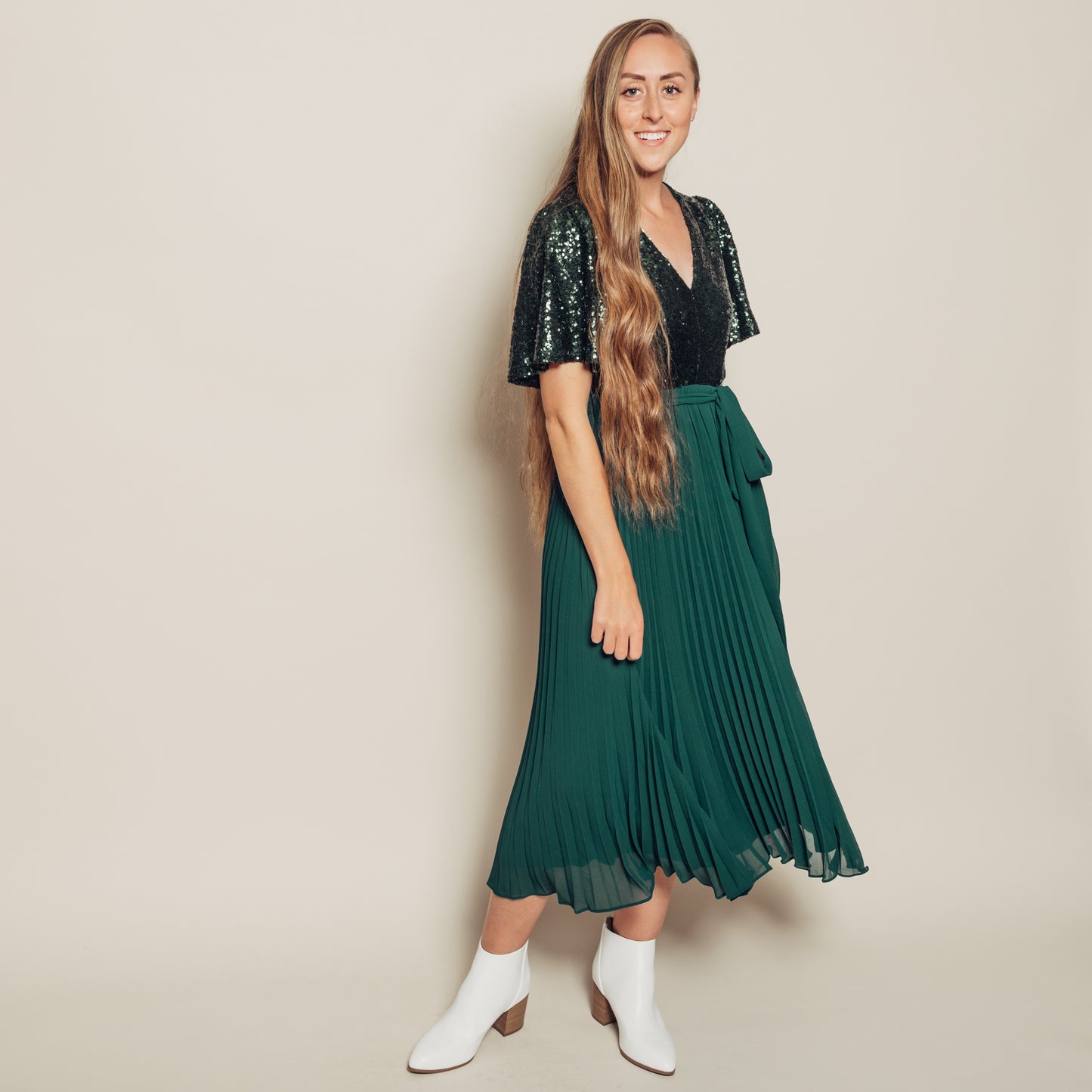 Cailey Dress | Emerald