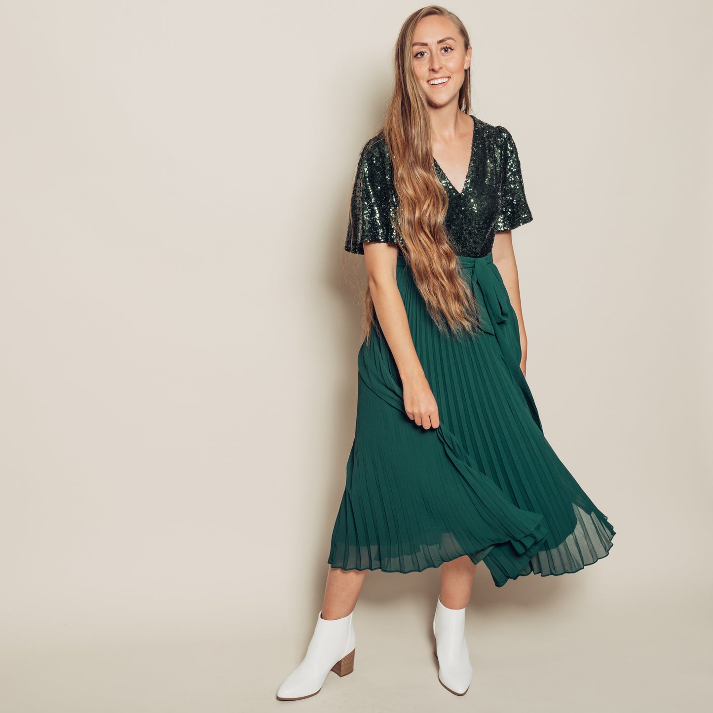 Cailey Dress | Emerald