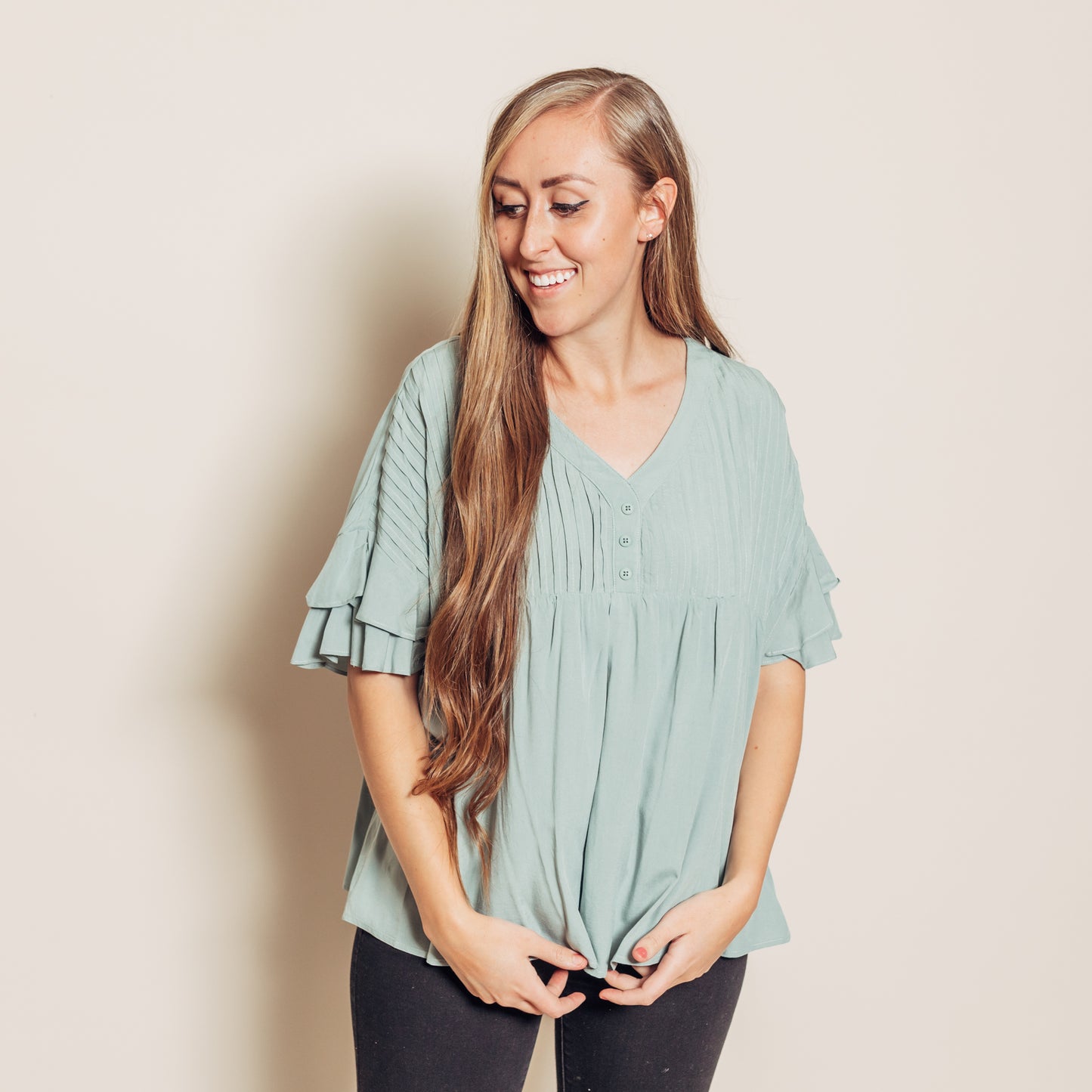 Cheyenne Top || Sage