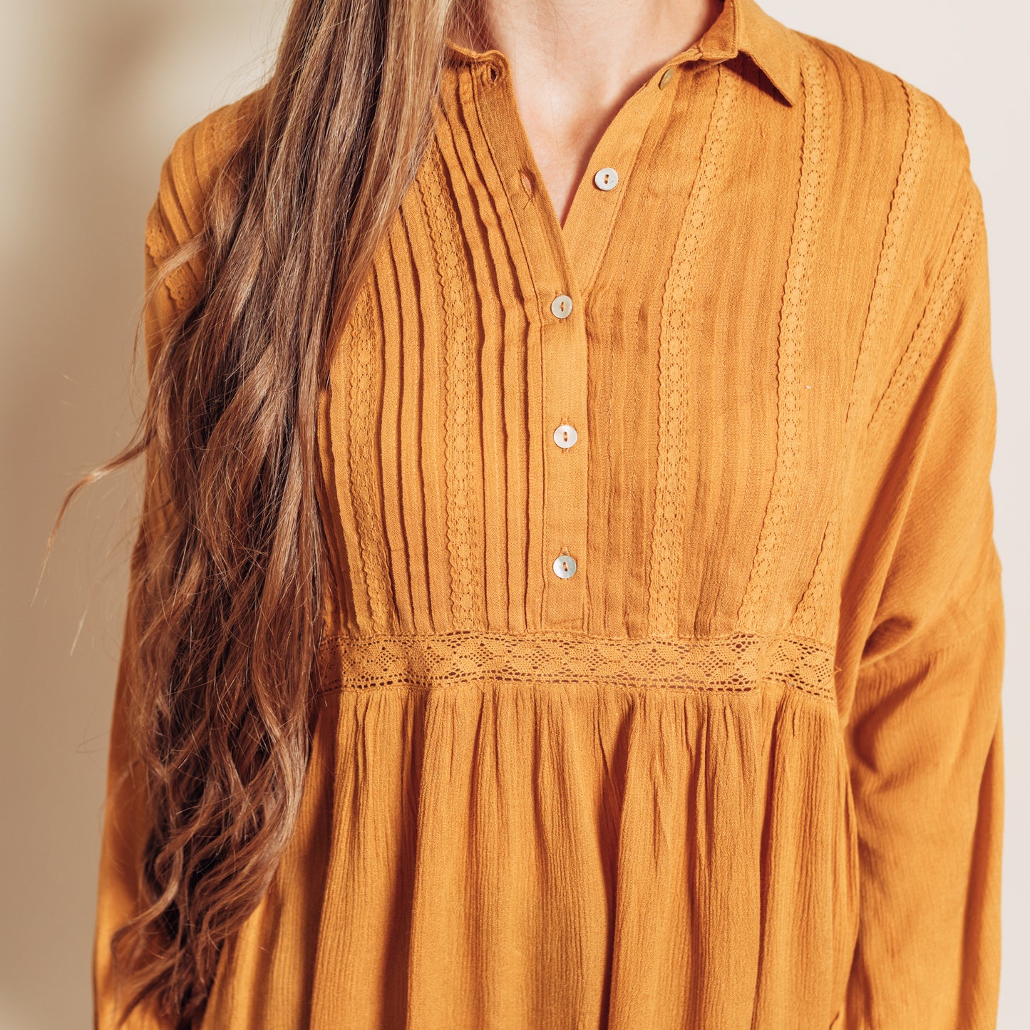 Ashley Top || Saffron