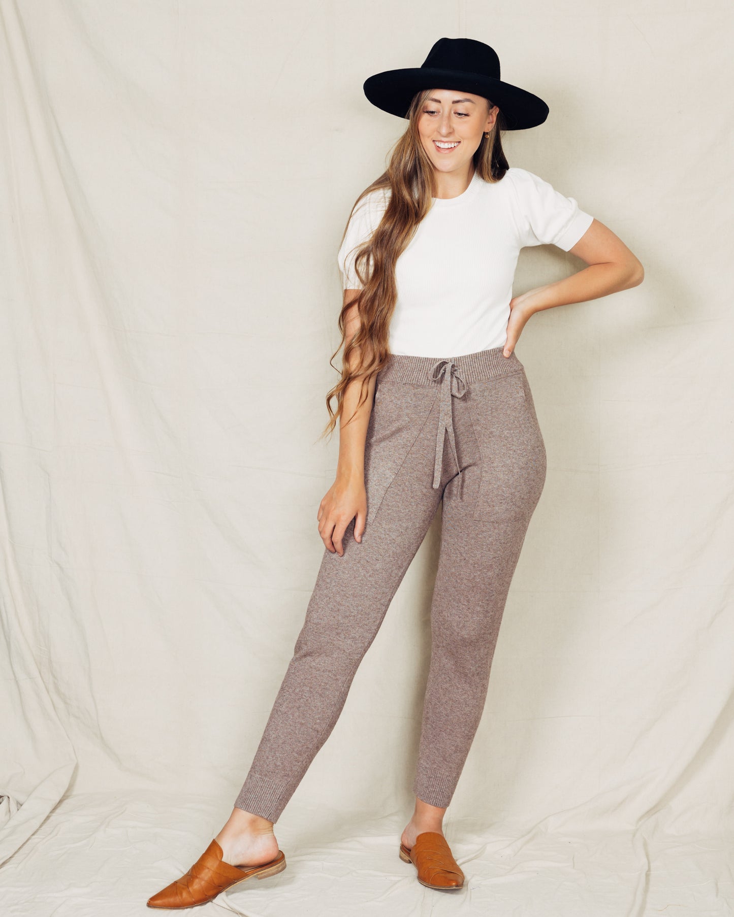 Elena Pants || Taupe