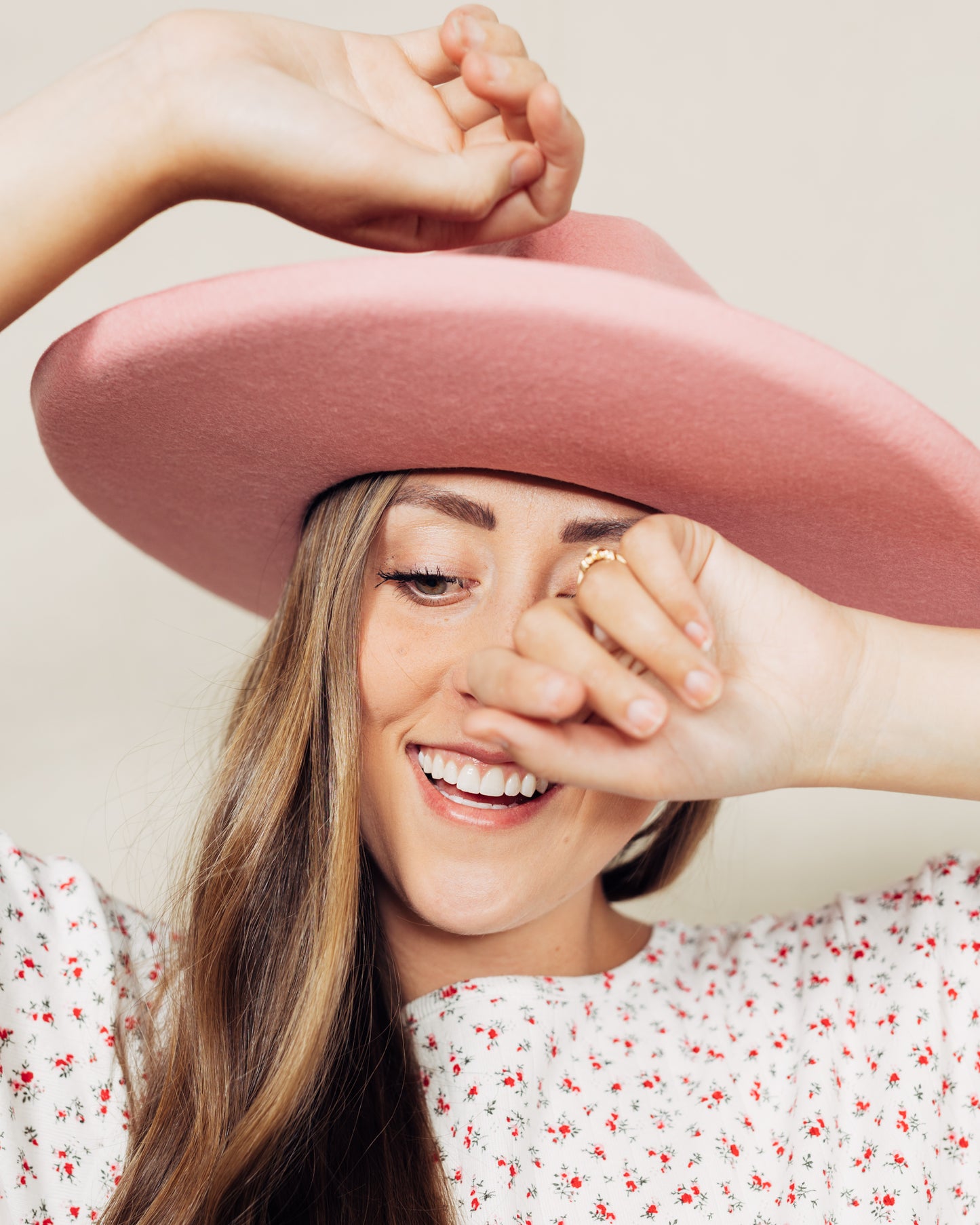 Lenny Hat || Pink