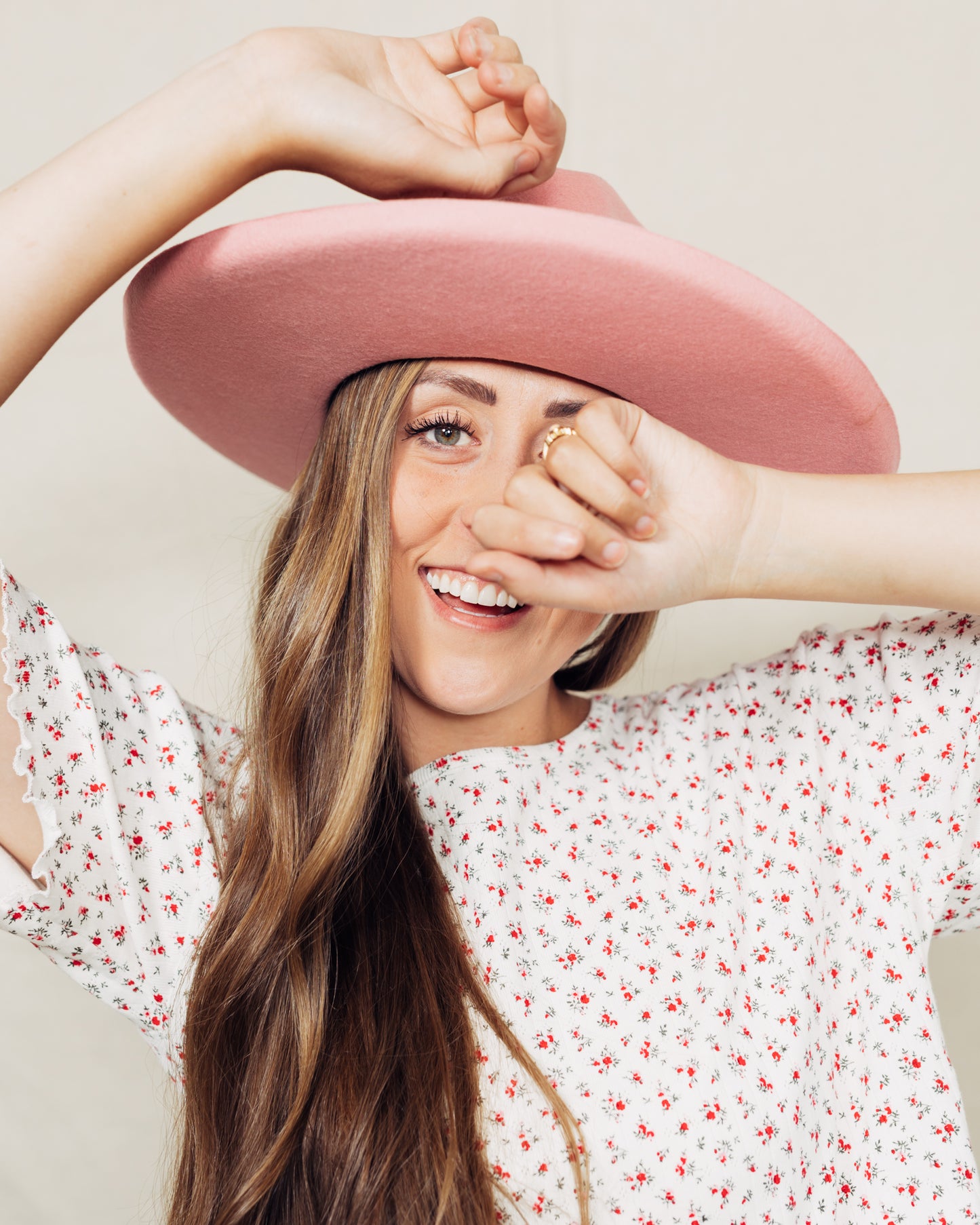 Lenny Hat || Pink