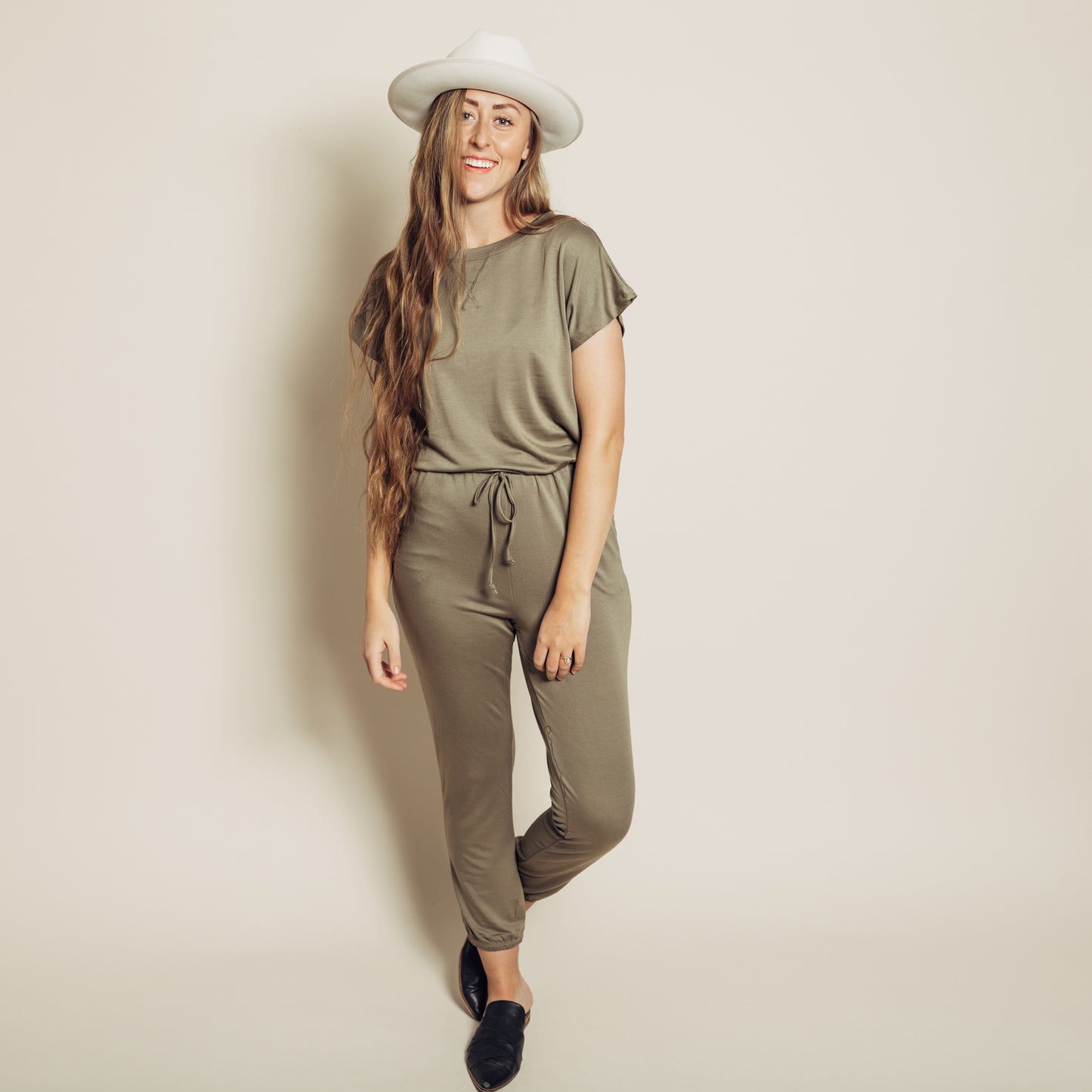 Natalia Jumpsuit | Olive