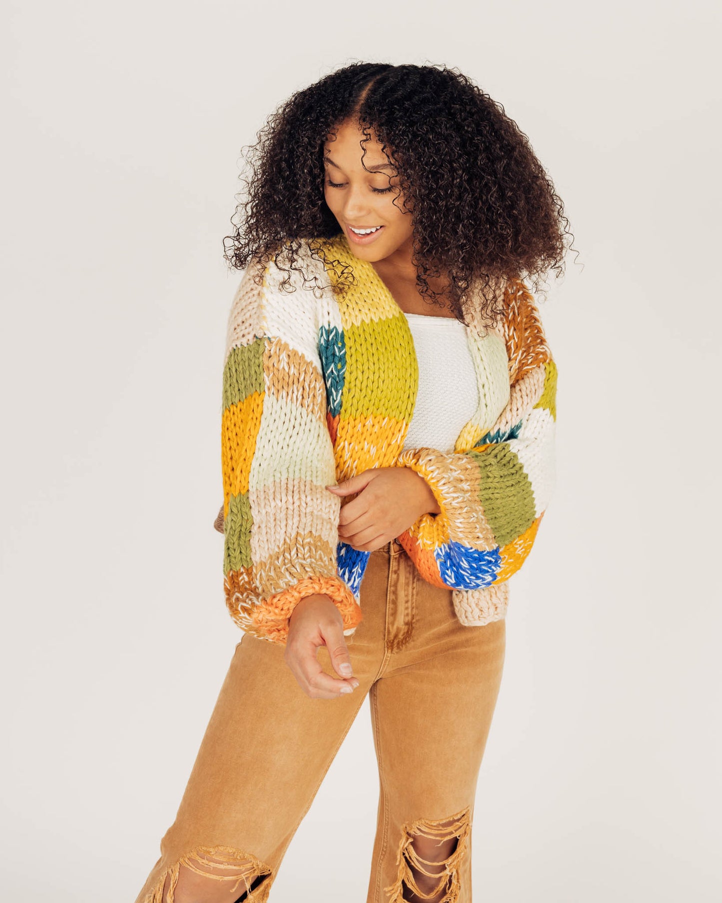 Colorblock Cardigan