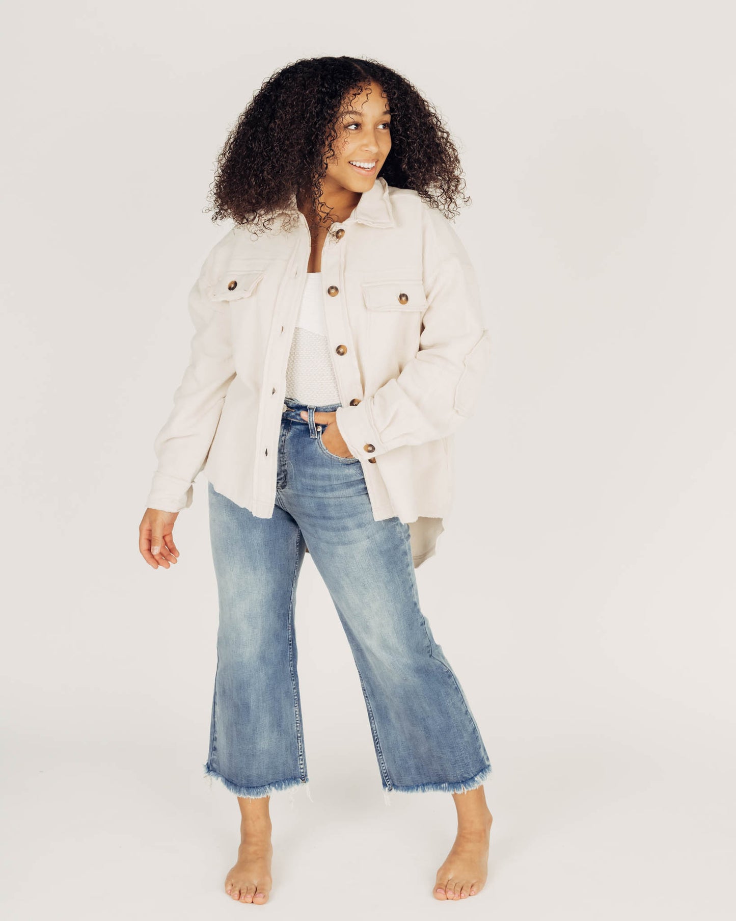 Cream Shacket