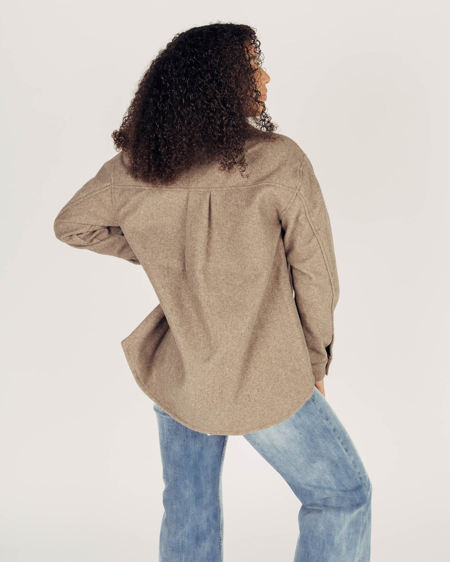 Ally Shacket || Brown