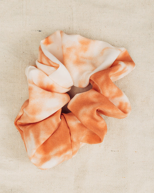 Salmon Tie Dye Scrunchie