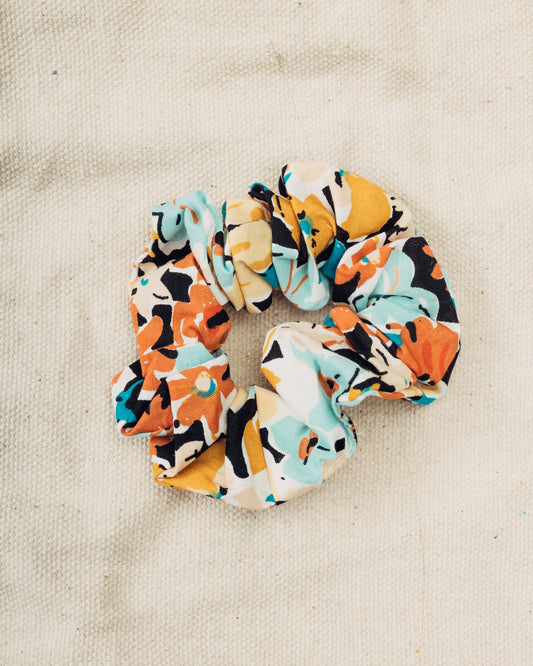 Bold Floral Scrunchie