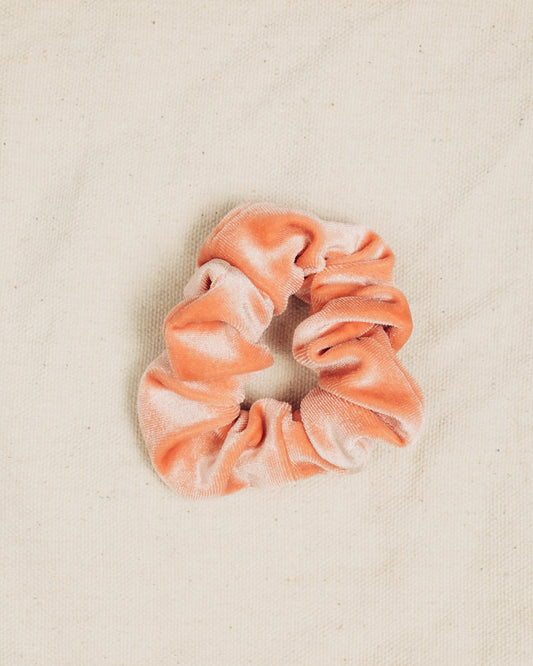 Salmon Velvet Scrunchie
