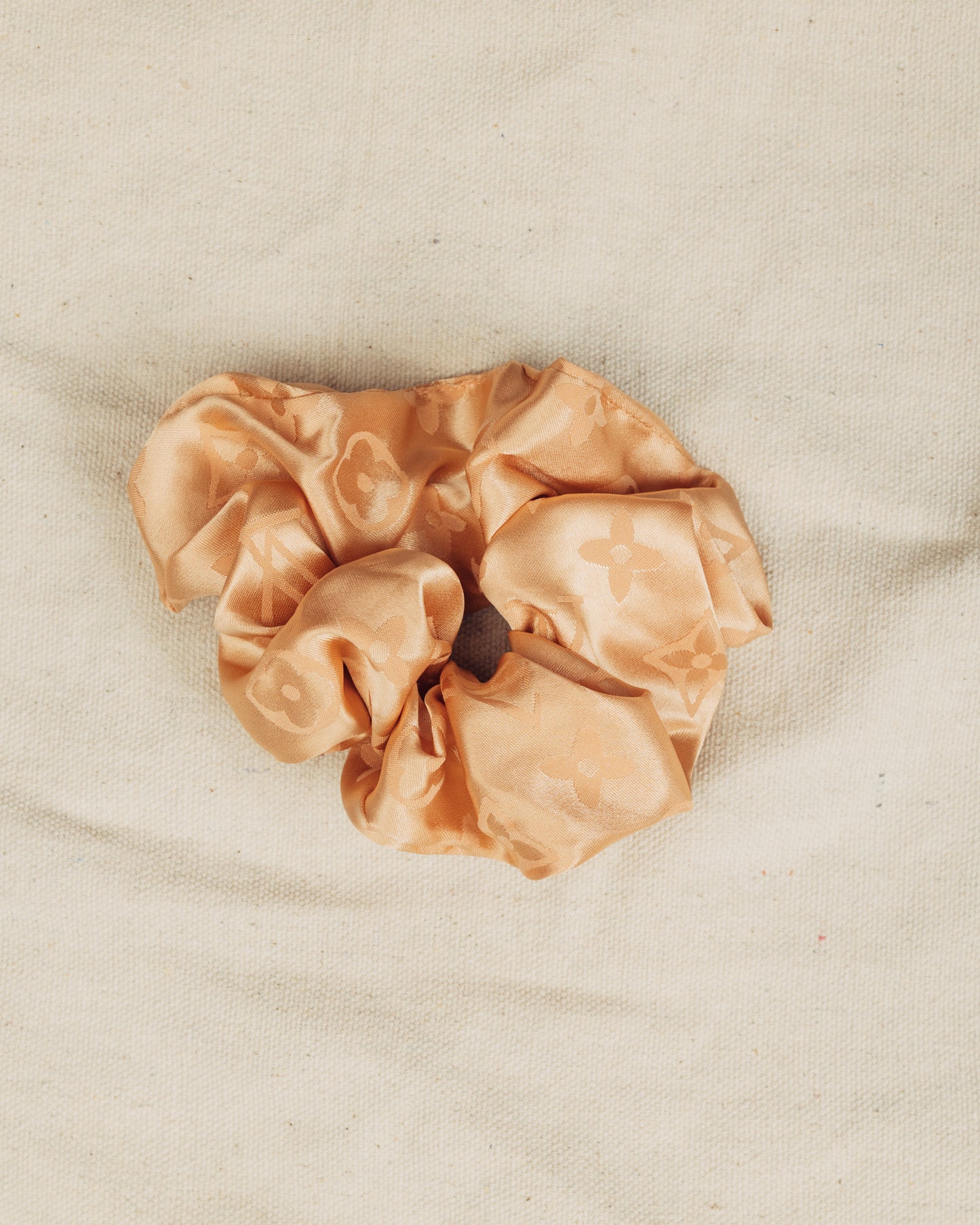 Gold Silk Scrunchie