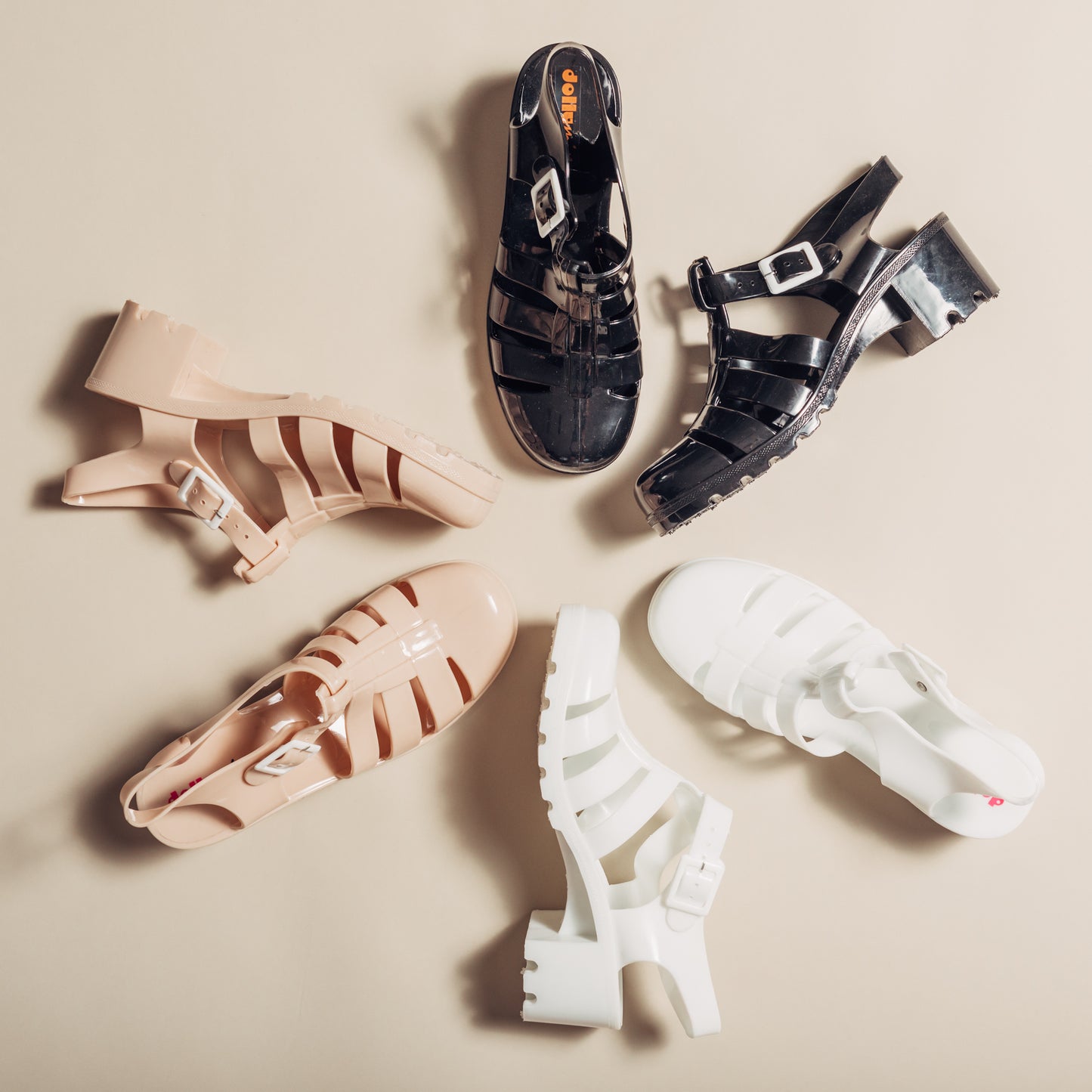 Jelly Shoes | Beige