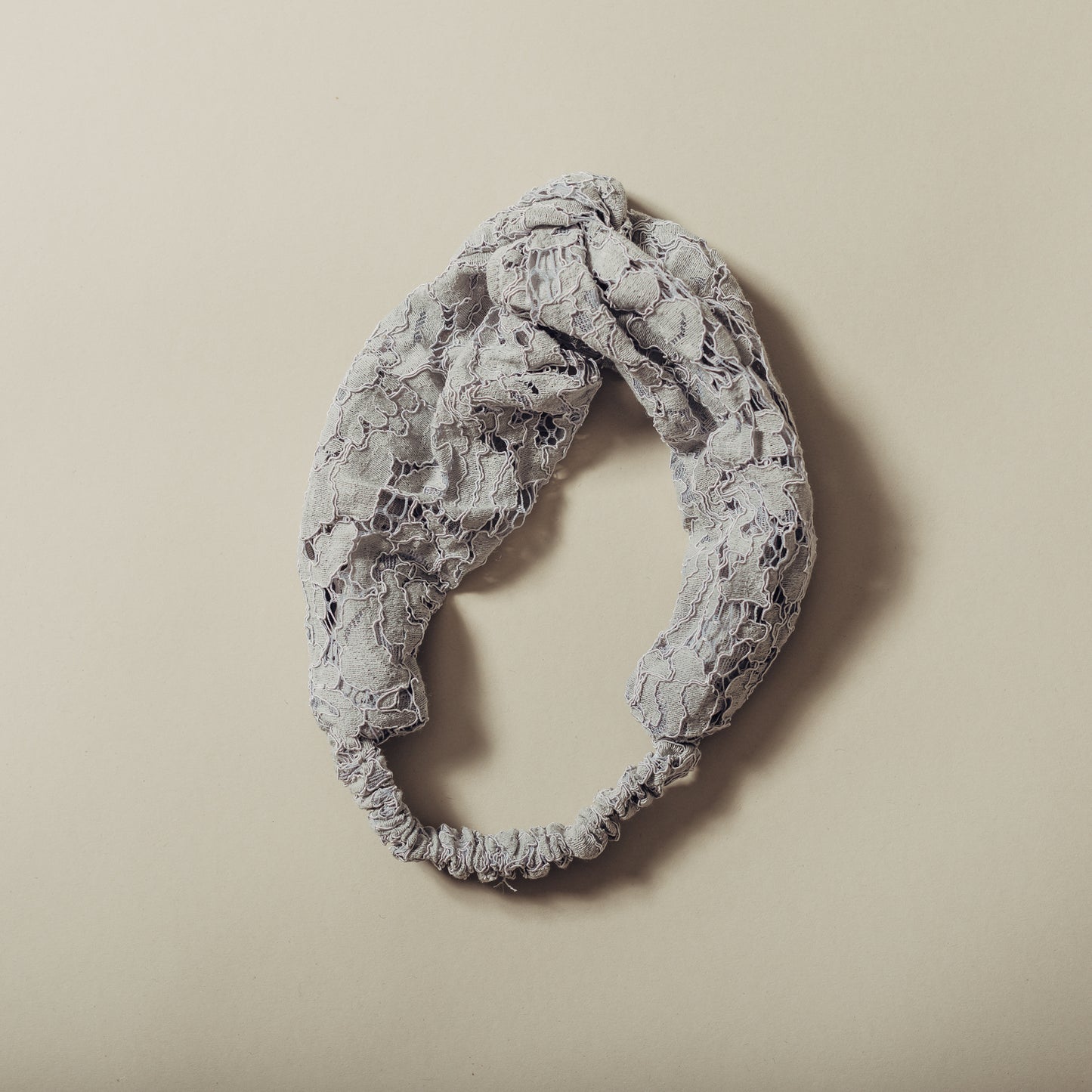 Grey Lace Headband