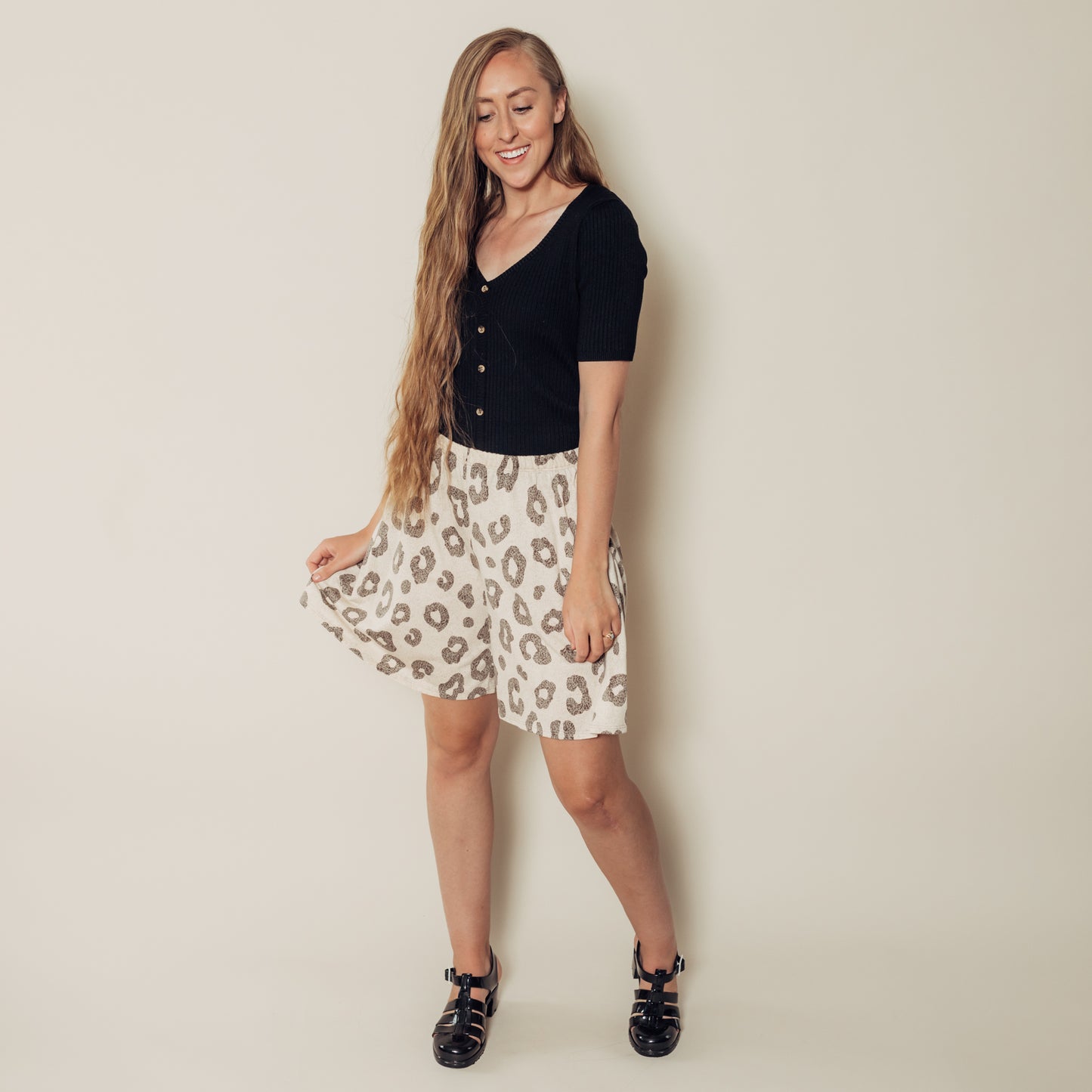 Arabella Shorts || Cheetah