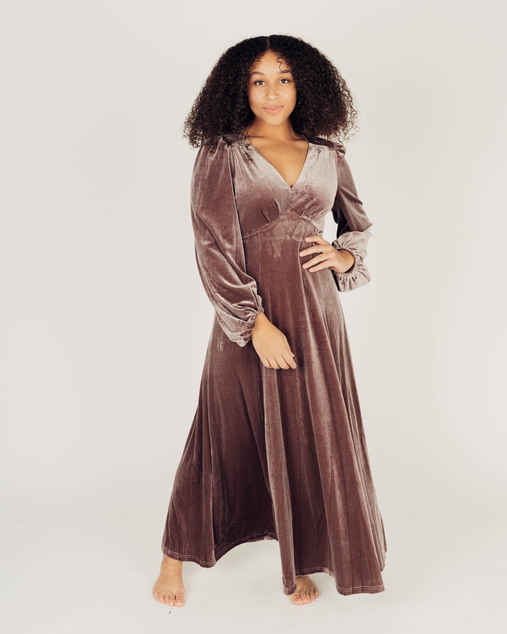 Velvet Maxi Dress