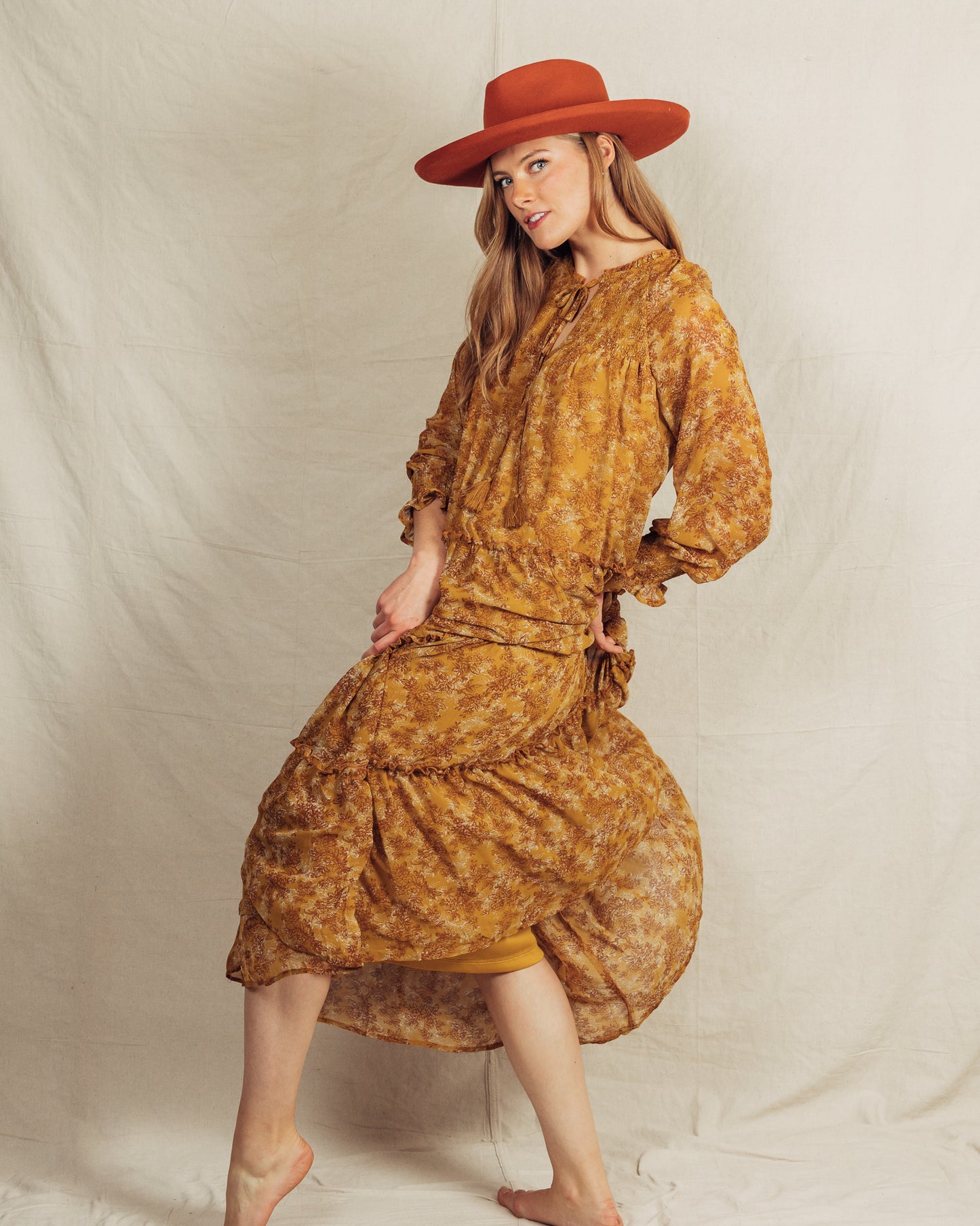 Kodi Dress || Mustard