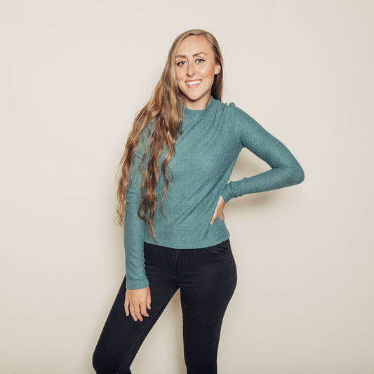 Mara Top | Teal