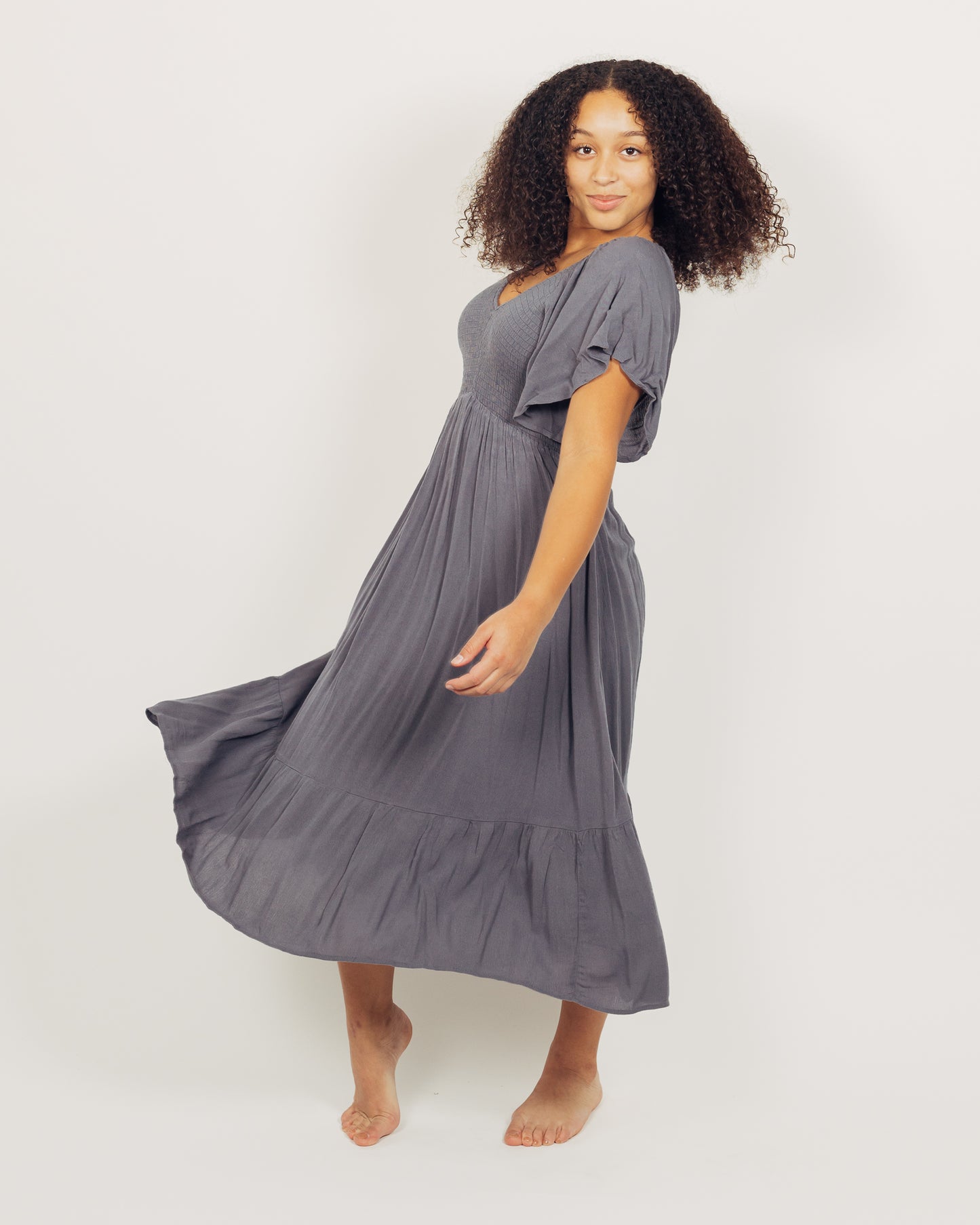 Kimberlie Dress || Slate