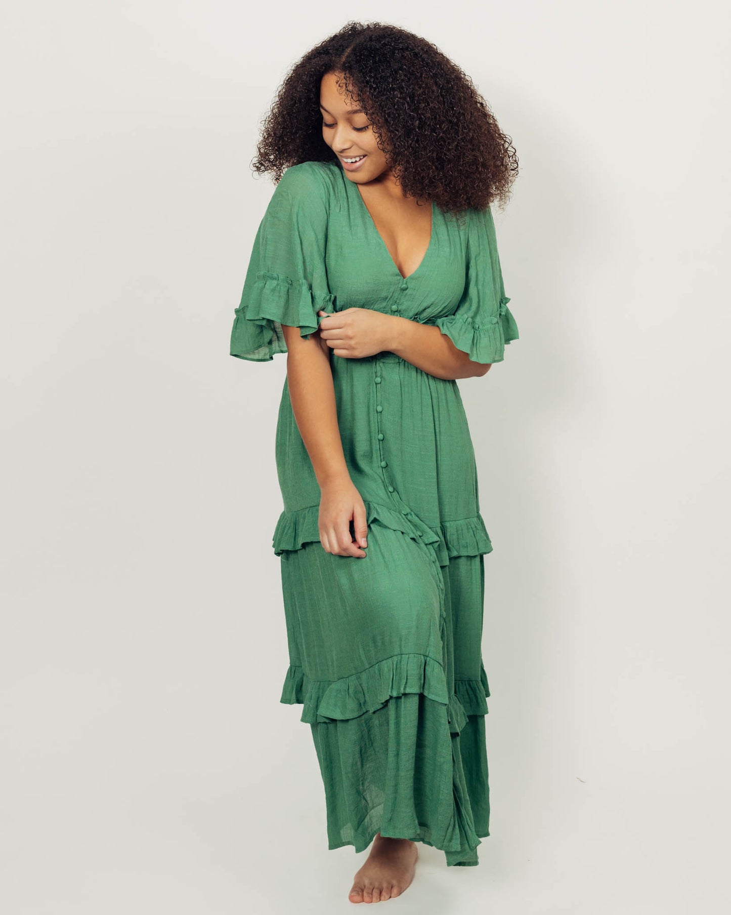Harlow Dress || Green