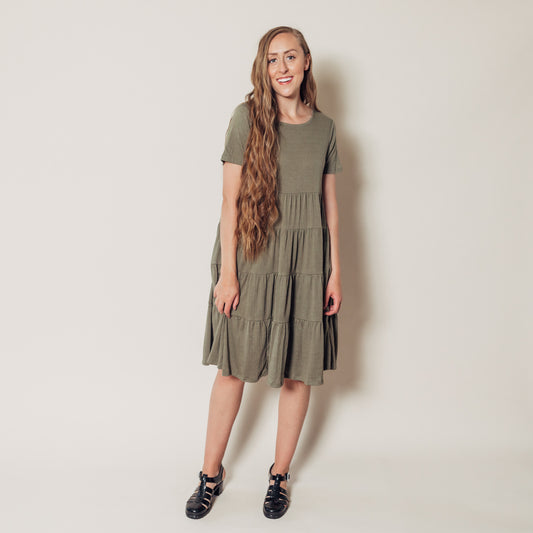 Charli Dress || Olive