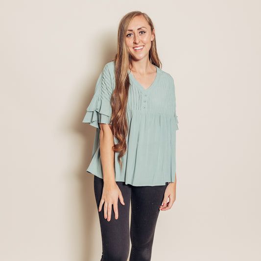 Cheyenne Top || Sage