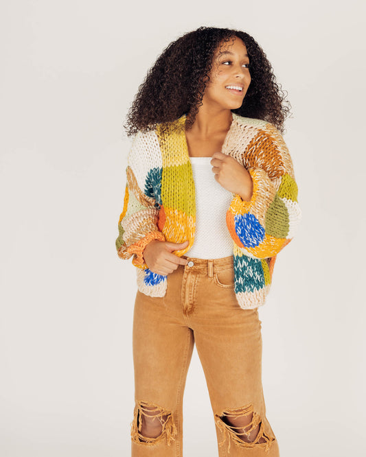 Colorblock Cardigan