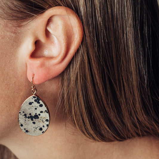 Dalmation Earrings