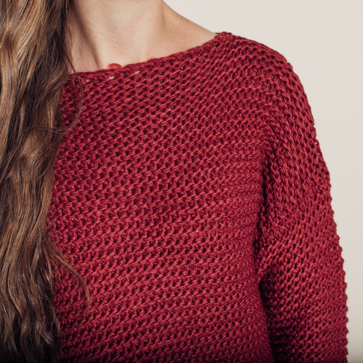 Carrington Sweater || Brick