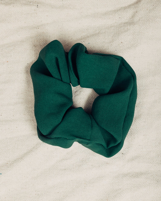 Dark Green Scrunchie